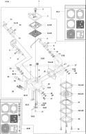 Page C Diagram and Parts List for K750 K 750 2007-01 Husqvarna Concrete Saw
