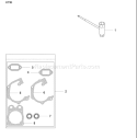 Page D Diagram and Parts List for K750 K 750 2007-01 Husqvarna Concrete Saw
