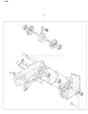 Page F Diagram and Parts List for K750 K 750 2007-01 Husqvarna Concrete Saw