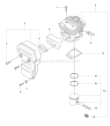 Part Location Diagram of 506413202 Husqvarna Piston
