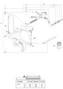 Page P Diagram and Parts List for K960 K 960 2007-07 Husqvarna Concrete Saw