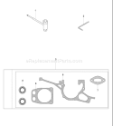 Part Location Diagram of 544229808 Husqvarna Gasket Kit