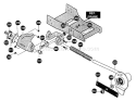 Part Location Diagram of 601000531 Husqvarna Washer, Flat .640 X 1.25 X .06
