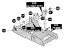 Part Location Diagram of 601000007 Husqvarna Bolt, 5/16-18 X 1.25 Carr