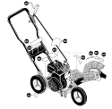 Page C Diagram and Parts List for LE359 LE 359 1996-11 Husqvarna Edger