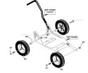 Part Location Diagram of 601001335 Husqvarna Nut, 3/8-16 Hexctrlkjam