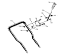 Part Location Diagram of 601002198 Husqvarna Upper Handle & Foam