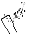 Page J Diagram and Parts List for LE389 LE 389 1996-11 Husqvarna Edger