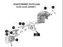 Page B Diagram and Parts List for LE389 LE 389 1996-11 Husqvarna Edger