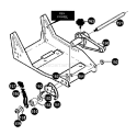 Page F Diagram and Parts List for LE389 LE 389 1996-11 Husqvarna Edger