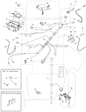 Electrical Diagram and Parts List for LGT2554 96045003100 Husqvarna Lawn Tractor