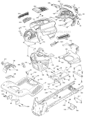 Part Location Diagram of 597247201 Husqvarna Grille Asm.
