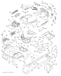 Page A Diagram and Parts List for 2654 LGT  96043003601 -2008-01 Husqvarna Lawn Tractor