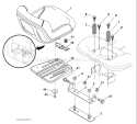 Page H Diagram and Parts List for 2654 LGT  96043003601 -2008-01 Husqvarna Lawn Tractor