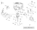Page E Diagram and Parts List for 2654 LGT  96045000700 -2006-11 Husqvarna Lawn Tractor