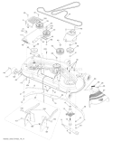 Page F Diagram and Parts List for 2654 LGT  96045000702 -2008-03 Husqvarna Lawn Tractor