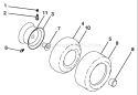 Page J Diagram and Parts List for LOYTH 20 F 42 T 96045000200 -2006-02 Husqvarna Lawn Tractor