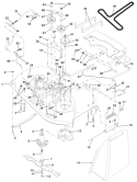 Page J Diagram and Parts List for 125 LRH  954001222A -1994-07 Husqvarna Lawn Tractor