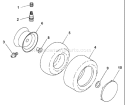 Page Q Diagram and Parts List for 125 LRH  954001222A -1994-07 Husqvarna Lawn Tractor