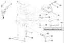 Page E Diagram and Parts List for 125 LRH  954001222A -1994-07 Husqvarna Lawn Tractor