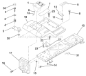 Page F Diagram and Parts List for 125 LRH  954001222A -1994-07 Husqvarna Lawn Tractor
