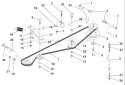 Page H Diagram and Parts List for 125 LRH  954001222A -1994-07 Husqvarna Lawn Tractor