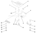 Page L Diagram and Parts List for 125 LRH  954001222B -1995-03 Husqvarna Lawn Tractor