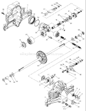 Page P Diagram and Parts List for 125 LRH  954001222B -1995-03 Husqvarna Lawn Tractor