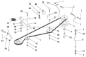 Page H Diagram and Parts List for 125 LRH  954001222B -1995-03 Husqvarna Lawn Tractor