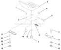 Page L Diagram and Parts List for 125 LRH  954001222C -1995-03 Husqvarna Lawn Tractor