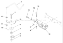 Page M Diagram and Parts List for 125 LRH  954001222C -1995-03 Husqvarna Lawn Tractor