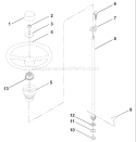 Page N Diagram and Parts List for 125 LRH  954001222C -1995-03 Husqvarna Lawn Tractor
