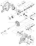 Page P Diagram and Parts List for 125 LRH  954001222C -1995-03 Husqvarna Lawn Tractor