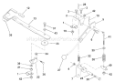 Page K Diagram and Parts List for 125 LRH  954001222D -1995-07 Husqvarna Lawn Tractor