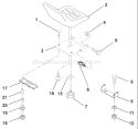Page L Diagram and Parts List for 125 LRH  954001222D -1995-07 Husqvarna Lawn Tractor
