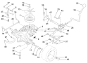 Page O Diagram and Parts List for 125 LRH  954001222D -1995-07 Husqvarna Lawn Tractor
