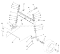 Page G Diagram and Parts List for 125 LRH  954001222D -1995-07 Husqvarna Lawn Tractor