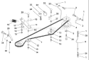 Page H Diagram and Parts List for 125 LRH  954001222D -1995-07 Husqvarna Lawn Tractor