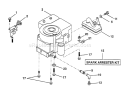Page E Diagram and Parts List for 125 LRH  HNHR38B -954000622 -1994-01 Husqvarna Lawn Tractor