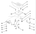 Page K Diagram and Parts List for LR100 LR 100 1995-03 Husqvarna Lawn Tractor