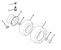 Part Location Diagram of 532137237 Husqvarna Rim, Front