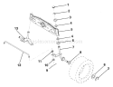 Part Location Diagram of 532128543 Husqvarna Axle, Front