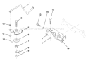 Part Location Diagram of 532137096 Husqvarna Support, Front Axle