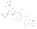 Page Q Diagram and Parts List for LR110 LR 110 954001232C -1995-08 Husqvarna Lawn Tractor