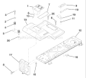 Part Location Diagram of 532140782 Husqvarna Drawbar Asm.