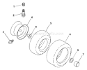 Page Q Diagram and Parts List for LR111 LR 111 9540001212A -1994-07 Husqvarna Lawn Tractor