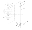 Page O Diagram and Parts List for LR120 LR 120 954001242B -1995-02 Husqvarna Lawn Tractor