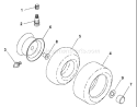 Page Q Diagram and Parts List for LR120 LR 120 954001242B -1995-02 Husqvarna Lawn Tractor