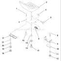 Page M Diagram and Parts List for LR120 LR 120 954830051A -1995-08 Husqvarna Lawn Tractor
