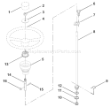Page O Diagram and Parts List for LR120 LR 120 954830051A -1995-08 Husqvarna Lawn Tractor